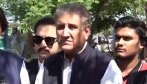 Shah Mahmood Qureshi of the PTI is detained by the FIA in connection with a cipher investigation.