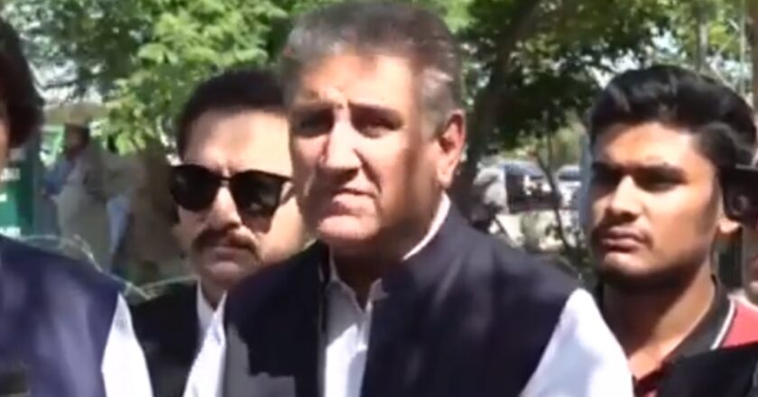 Shah Mahmood Qureshi of the PTI is detained by the FIA in connection with a cipher investigation.